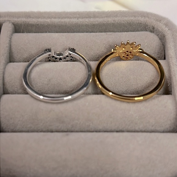 Celestial Sun & Moon Ring Set - Picture 4 of 4